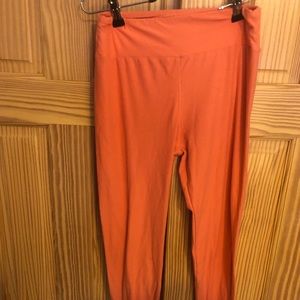 Orange lularoe leggings